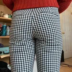 BLACK AND WHITE GINGHAM PANTS 🖤